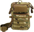 Outdoor Sports Hiking Sling Pack Camouflage Tactical Molle Shoulder Bag