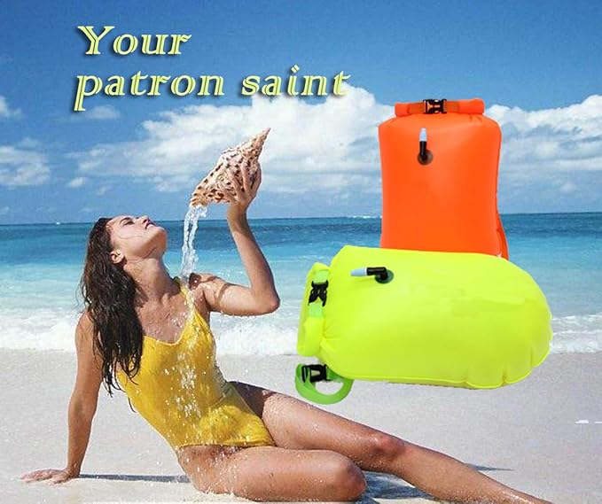 Swim Buoy20L Storage Swimming Life-Saving Dry Drift Bag for Open Water Swimmers Triathletes Kayakers and Snorkelers Highly Visible Buoy Float for Safe Swim Training