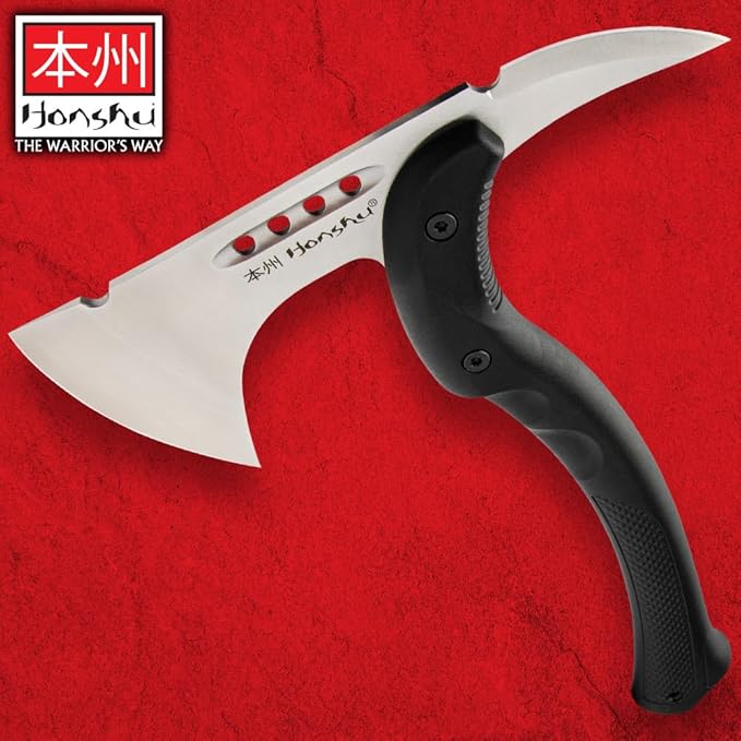Honshu Karito Tomahawk Axe | Savage Blend of Tradition and Innovation | Premium Leather Sheath