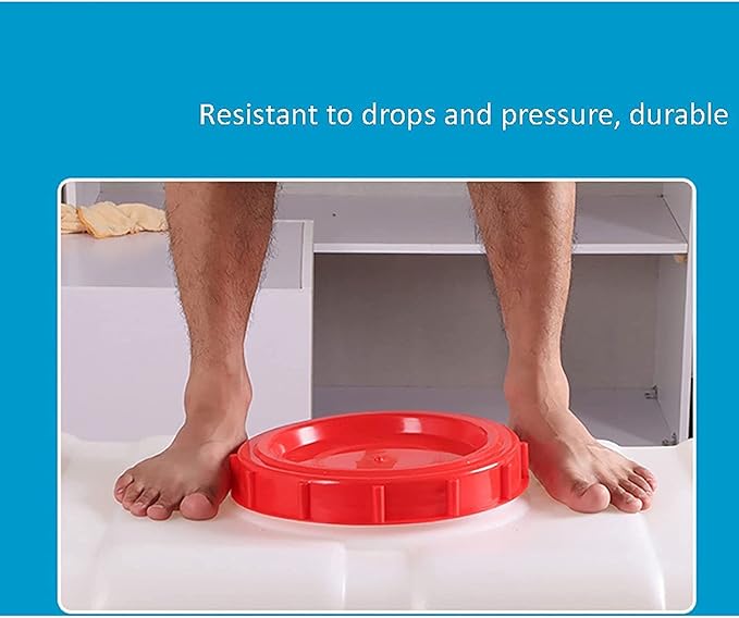 Water Tank Plastics Water Container with Screw Cap Ultralight Portable Waterbucket Camping Water Storage Carrier Jug Outdoor Water Storage for Camping Hiking(25L)