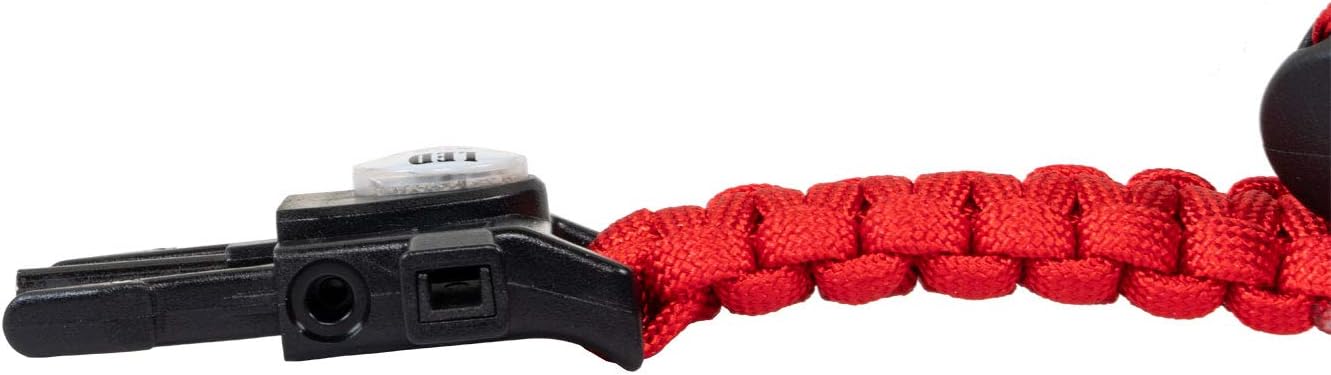 Deco Gear 2-Pack Tactical Emergency Bracelet with SOS LED Light Knife &amp More - Black &amp Red