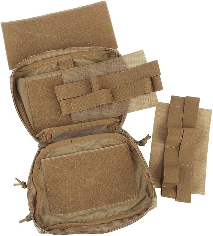 Tactical Quick Release Dump Drop Pouch with Hook &amp Loop Fanny Pack Waist Bag Utility Tool Organizer Admin Pouch