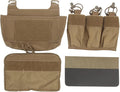 Removable Tactical G-Hook Front Flap Double Stack Abdominal Fanny Pack with 5.56mm Triple Magazine Insert and Kangaroo Pouch