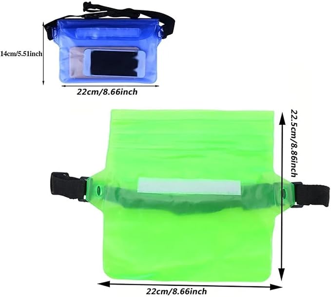 Waterproof Dry Bag Waterproof Dry Bag Handbag Minimalist Handheld Makeup Bag One Shoulder Waterproof Swimming Bag Outdoor Travel Small Toilet Bag for SwimmingBoating(White Style B)