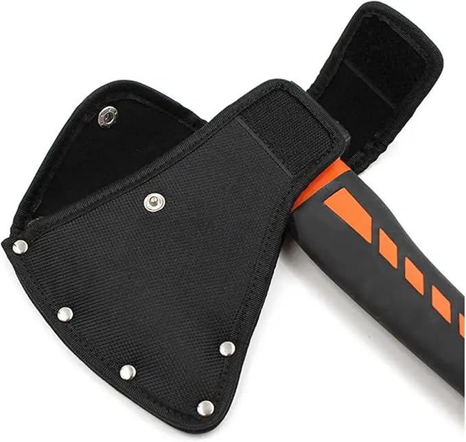 Hatchet Sheath Head Cover Thicken Nylon Small Hatchet with Metal Buckle Waist Hangable Axe for Camping