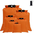 Waterproof Dry Bag 5PCS 1.5/2.5/3/3.5/5/8L Waterproof Dry Bag Pack Sack Swimming Rafting Kayaking River Trekking Floating Sailing Canoing Boating for SwimmingBoating(Orange)