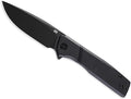 IOI Task Force I51784 Tactical Pocket Knife for Men – 14C28N Black Titanium PVD Folding Blade Black G10 Handle EDC Folding Knife with Clip Enhanced Custom LeftSide Clip for Everyday Carry &amp Cam