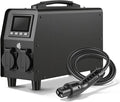3KW V2L Discharger for Tesla Advanced EV Power Gun with 30A 110V-120V Output &amp Detailed Screen Outdoor Emergency Power Supply (NEMA 5-15)