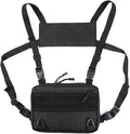 Laser Tactical Chest Bag Men's Functional Vest Bag Survival Army CAMO Molle System Kit Bag Backpack Locomotive Backpack