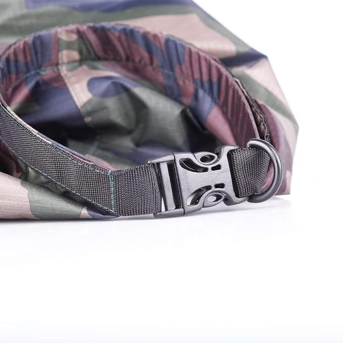12L &amp 6L Camo Waterproof Dry Bag - Roll Top Compression Sack for Kayaking Beach Rafting Boating Hiking Camping Fishing