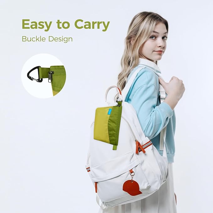 pack all Bundle | 1 Zipper Pouch (M Grey) &amp 1 Zipper Pouch (M Green)