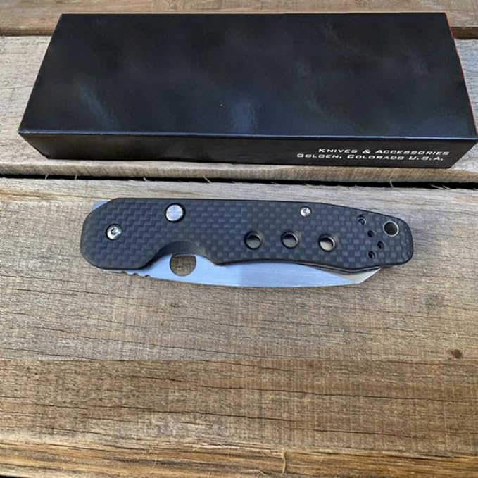 Folding Knife Pocket Knives Stainless Steel Jackknife Knives Titanium Alloy Handle Outdoor KnifeCamping EDC Tactical Knife