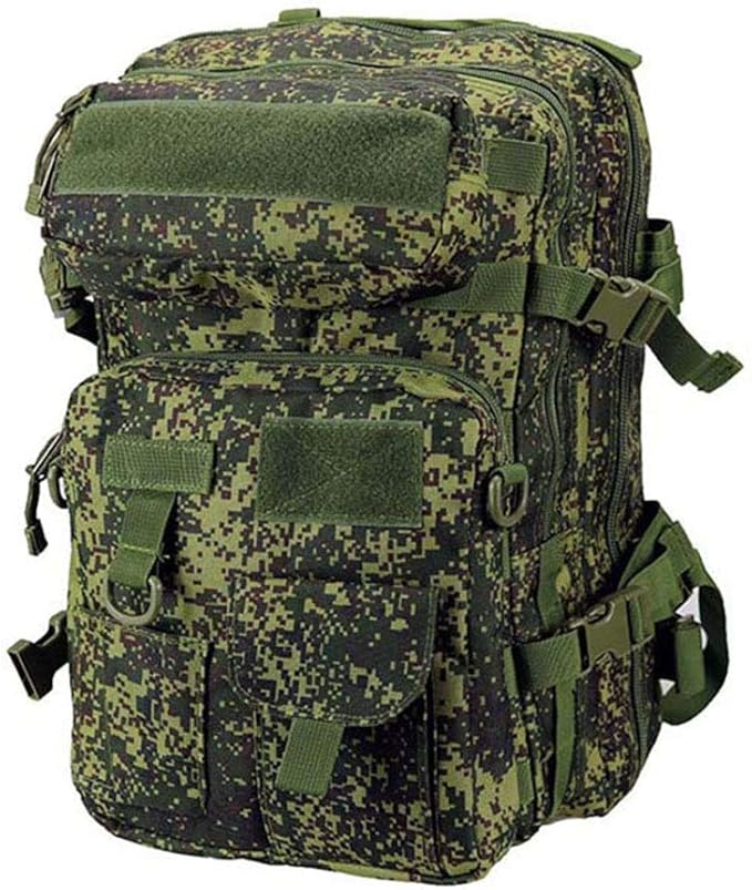 Outdoor Sports Pack Hiking Bag Tactical Rucksack Camo Knapsack Combat Camouflage Tactical 30L Backpack - Russian Camo