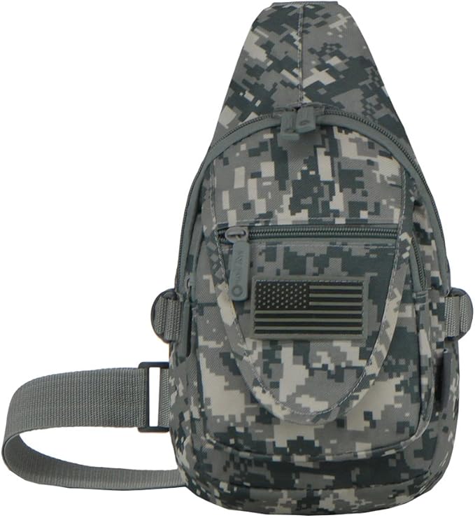 East West U.S.A RTC513 Tactical Camouflage Military Sling Chest Utility Pack Bag