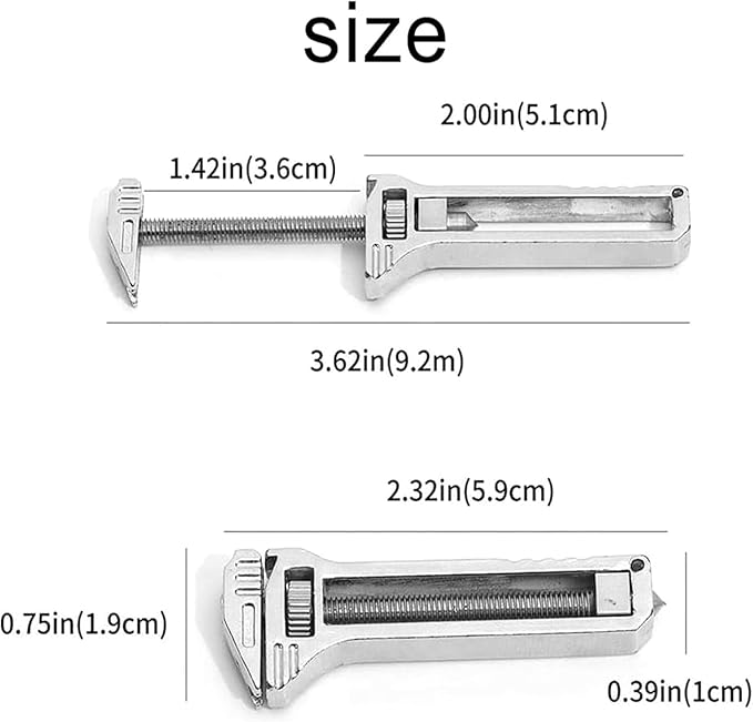 Compact Titanium Multitool Portable Mini Multitool Wrench Multifunctional Adjustable Wrench Alloy Tool Bottle Opener Keychain For Travel Hiking Fishing (4pcs)