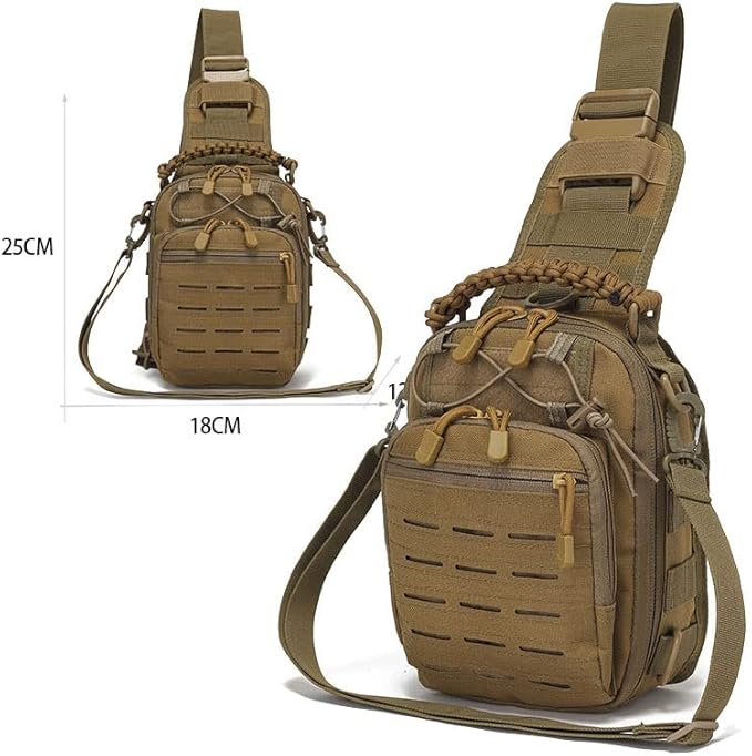 Outdoor Sports Hiking Sling Bag Shoulder Pack Camouflage Tactical Molle Chest Bag