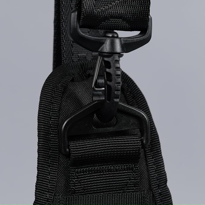 WOLFpak 4L Mini Tactical Sling Bag (Alpha Black) Compact Crossbody Backpack for Gym Travel &amp EDC | Tactical Shoulder Bag with Multiple Pockets – Lightweight Durable Sling Pack for Men &amp Wome