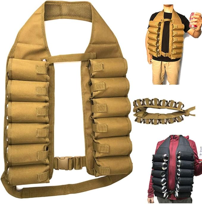 Outdoor Tactical Party Bag Kit Pack Beer Pouch Vest
