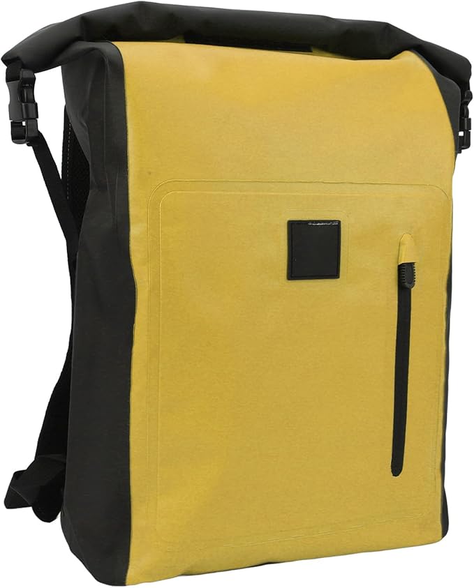 Asixxsix Waterproof Backpack 25L Capacity PVC Mesh Dry Bag Multipurpose Tear Resistant Roll Top Floating Waterproof Backpack for Camping Hiking Fishing Cycling Kayaking Paddle Boarding