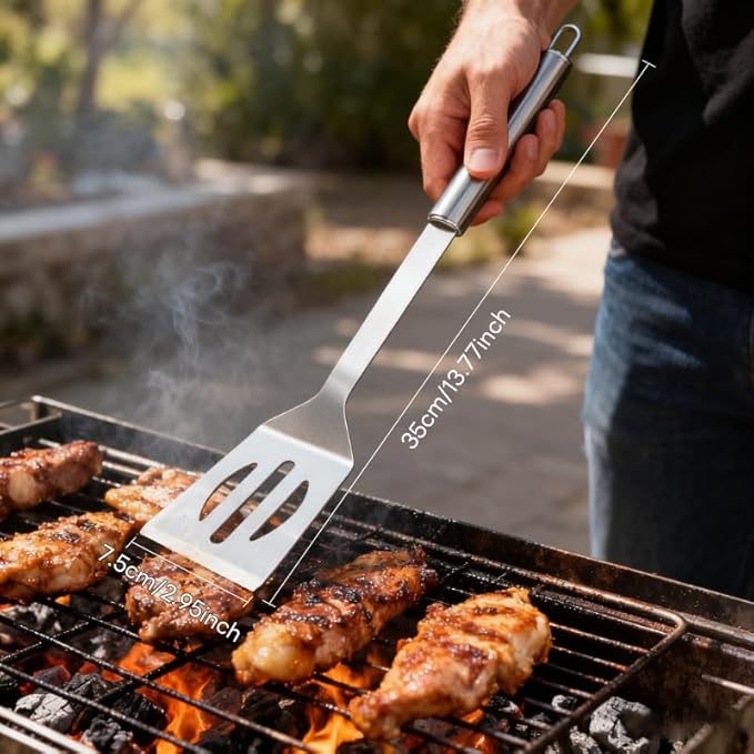The Charcoal Grill: 22inch Portable Charcoal with Barbecue Set Barbecue Grill for outdoor camping dinner(7 tool)
