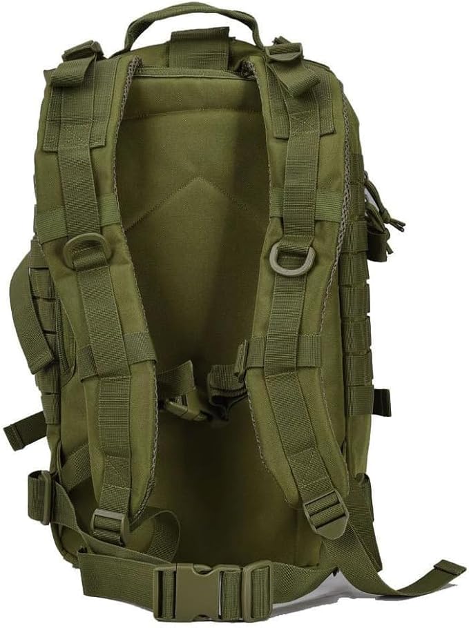 REEBOW GEAR Military Tactical Backpack for Men Large 34L Army 3 Day Assault Pack Molle Bag Backpacks (34L Army Green)
