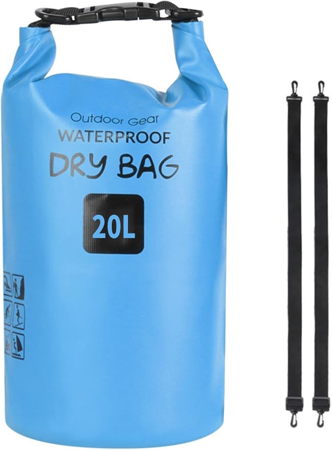 Outdoor Beach Buckled Storage Sacks Waterproofs Dry Bag Swimming Bag Floating Bags for Camping Hiking Trekking