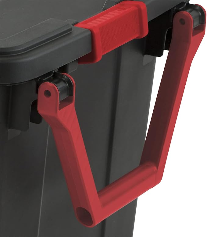 Storage Bins 40 Gallon Heavy-Duty Plastic Storage Bins 2 Pack Container Totes with Durable Lid and Secure Latching Buckles Stackable Tough Storage Containers for Garage and Metal Rack Organizing