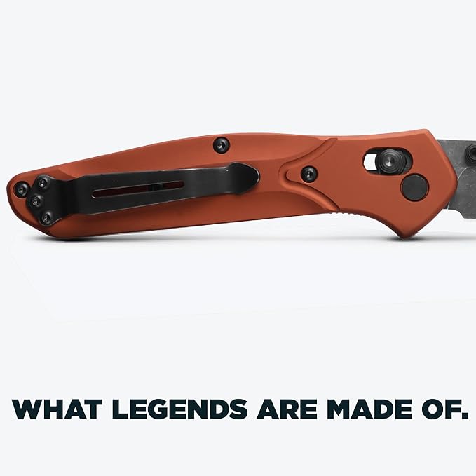 Benchmade - Osborne Every Day Outdoor Folding Knife Reverse Tanto Blade with Burnt Copper Aluminum Handle (940BK-03)