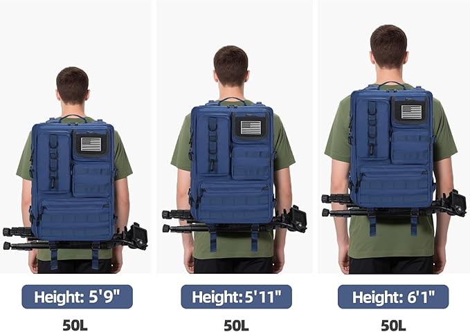 ANILD Tactical Backpack Army 3 Days Assault Pack Bag Military Molle Backpack Heavy Duty Rucksack Water Resistant