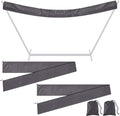 2 Pcs Hammock Cover Sleeve Waterproof 12 ft Lightweight and Compact Camping Storage Protector Fits Most Hammock for Outdoor Hiking Camping Grey