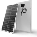 Newpowa 50W Solar Panel 50W(Watts) 12V(Volts) Monocrystalline PV Module High-Efficiency Battery Maintainer Power for Battery Charging of Boat RV Camper SUV and Other Off-Grid Applications