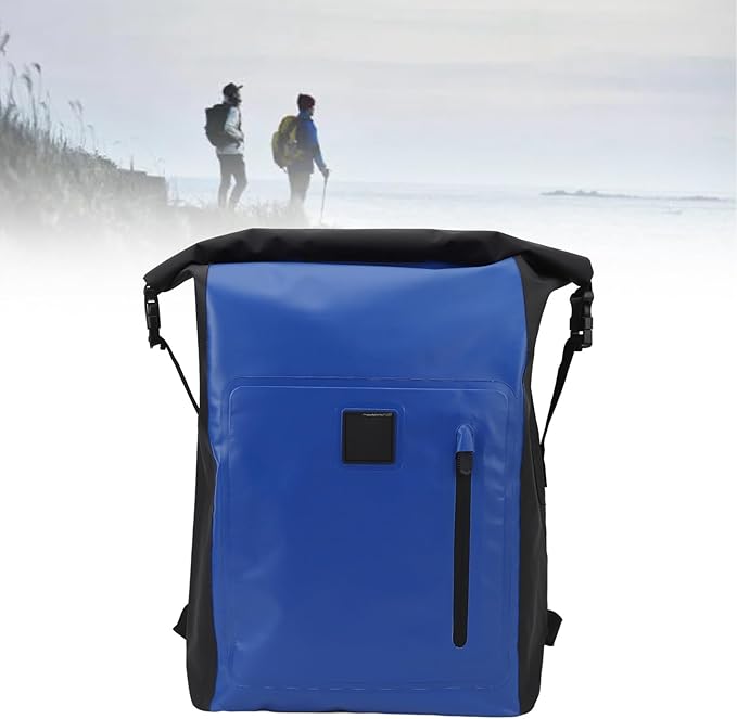Respicefinem Dry Bag Backpack waterproofss Backpack 25L Capacity PVC Multipurpose Tear s Dry Bag for Outdoor Travel Hiking Camping for Women Men (Blue)