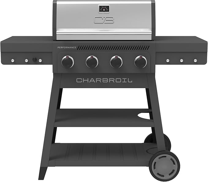 Charbroil Performance Series 4-Burner Gas Grill Cart Gray - 463253825