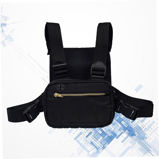 Compact Chest Pack Mobile Phone Accessories Bag Pouches Front Pouch Fashion Vest Bag for Outdoor Activities