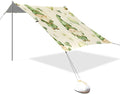 xigua St. Patrick's Day Beach Tent Sun Shelter with Carrying Bag - Silver Coated Oxford Fabric Beach Canopy for Beach Camping Fishing - Includes Windproof Ropes Sandbags &amp Stakes