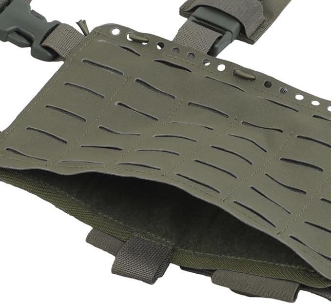 WoSporT Tactical Chest PackPlacard Split Front Chest Rig MOLLE System Magazine Pouch