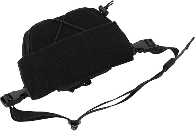 Drop Pouch Oxford Cloth Sub Abdominal Carrying Kit Bag Utility Tool Pouch Fanny Pack for Chest Rig Vest with Secure Storage and Adjustable Straps for Tactical Outdoor