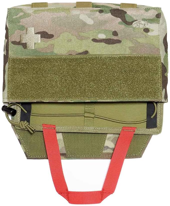 Tasmanian Tiger IFAK Pouch Tactical MOLLE Medical Pouch First Aid Bag Rip Away Panel Large Multicam