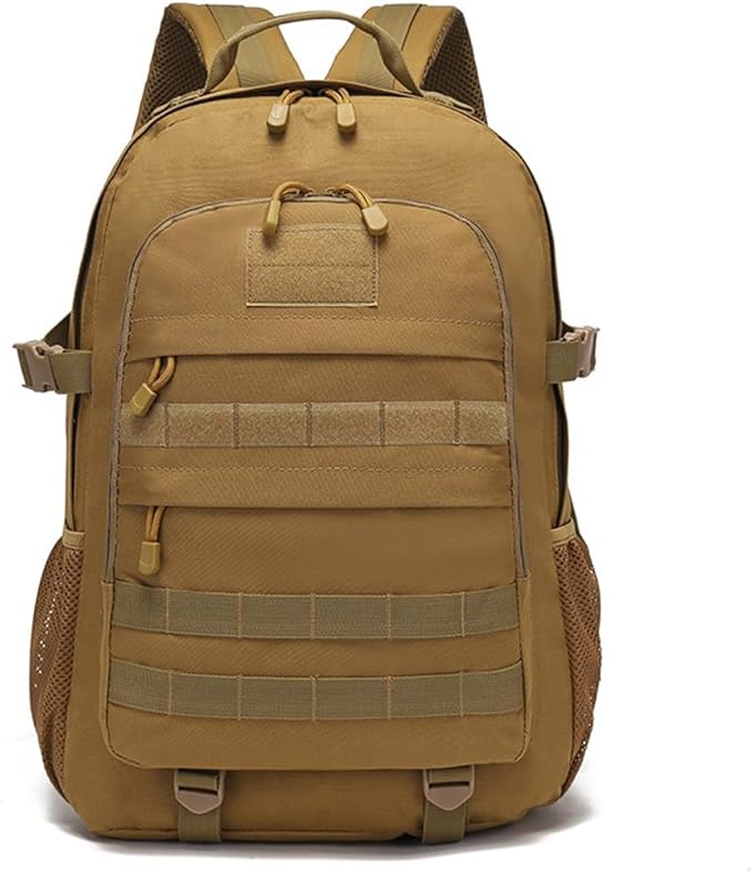 Tactical Backpack for Men Hiking Day Pack 3 Day Assault Pack Molle Military Rucksack Waterproof 35L EDC Bag (Mud Color)