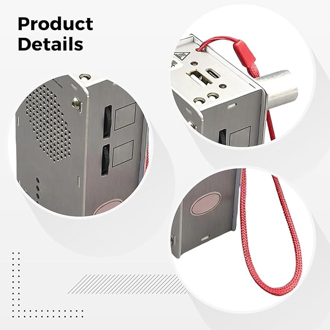 Hand Crank Generator - 2026 New Portable Survival Generator Emergency Power Bank With Flashlight Fm Radio &amp Windproof Plasma Lighter Aluminum Alloy Hand-cranked Charger for Outdoor Camping (2)