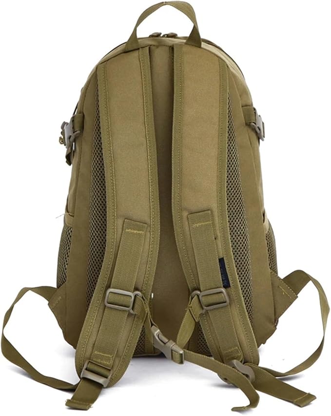 Compatible For Outdoor sports travel backpack camping fishing and hunting men's 15L waterproof tactical(Black B)