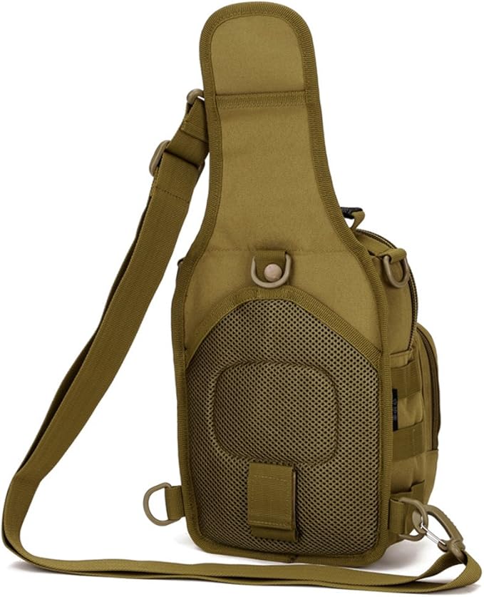 Protector Plus UNISTRENGH Tactical Sling Chest Pack Large MOLLE Crossbody Shoulder Bags Gear Duty Daypack