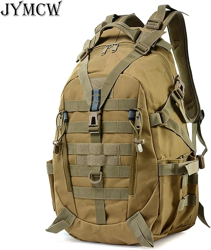 Genérico Compatible For 25L/15L Tactical Backpack Outdoor Survival CampingHiking Waterproof Sports(25L-Camouflage)