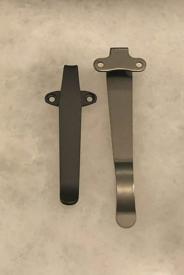 Matte Black Titanium Deep Carry Pocket Clip For Benchmade Casbah 4400 Knife
