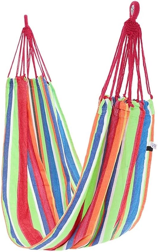 Portable Hammock Portable Thickened Camping Hammock Collapsible Canvas Hammocks with Storage Bag for Backpacking Beach (Color : C)