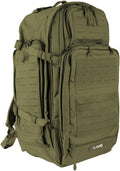 LA Police Gear Atlas 72 Hour Tactical Backpack for Men &amp Women Large Bug Out Bag with MOLLE System Hiking Hunting Combat Backpack OD Green