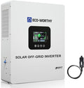ECO-WORTHY UL1741 5000W 48V Solar Inverter Charger with WiFi 48V DC to 120V ACInversor Solar Built in 100A MPPT Solar Charge Controller40A AC ChargerWork with Lead Acid/LiFePO4Home Backup