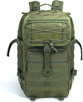 Outdoor Sports Pack Hiking Bag Tactical Rucksack Camo Knapsack Combat Tactical Molle 45L Backpack - Green