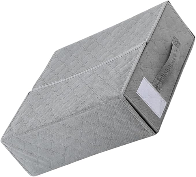 Foldable Bedding Organizer Storage Bin for Blankets and Pillowcases Container Zipper for Bedroom Closet and Dorm Use Lightweight and Portable Design