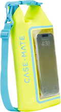 Case-Mate Citrus Splash Mini IP68 Waterproof Bucket Bag - Roll Top Dry Bag 2L Cap with Waterproof Pouch for Swimming Kayaking Boating Travel and More - For Phones Up to 7